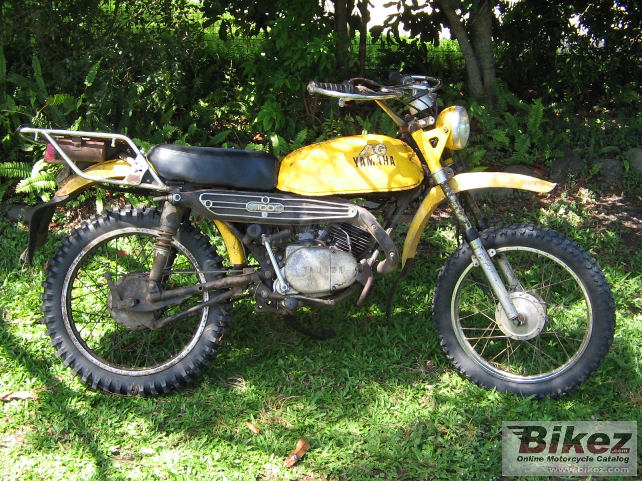 Big BTW this AG100 is a 1974 model in my pic. ag100 picture and wallpaper from Bikez.com